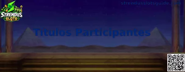 Catálogo e interfaz de títulos participantes en Strendus Slots